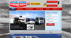 Desktop Screenshot of maddencardismantlers.com